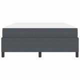 Bed Frame with Mattress Dark Grey 140 x 200 cm Fabric 3399126