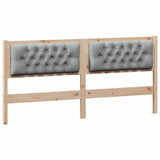 Headboard Other Brown and light grey 180 cm Solid pine wood 878994