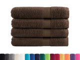 Premium Bath Towels "SOLUND" 4 pcs Brown 100x150 cm 600 gsm 137240