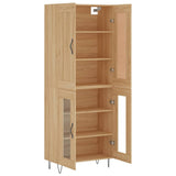 Highboard Sonoma Oak 69,5x34x180 cm Engineered Wood 3199652