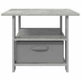 Coffee Table Concrete Grey 77 x 55 x 42 cm Engineered Wood 8000415