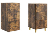 Cabinet Set 2 pcs 33 x 34.5 x 90 cm Engineered Wood 3416570