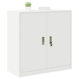 Storage Cabinet White 90 x 40 x 90 cm Steel 891645