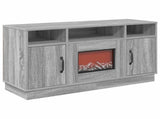 Electric Fireplace Grey Sonoma 100 x 33 x 55 cm Engineered wood 8020996