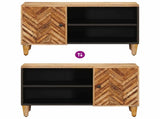 Storage Cabinets Brown 80 x 31.5 x 46 cm Solid Mango Wood 4018931