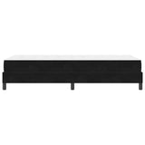 Box Spring Bed with Mattress Black 100 x 220 cm Fabric 3398781