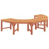 Tree Bench 2 pcs Natural 160 x 80 x 45cm Solid Eucalyptus Wood 3324836