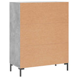 Sideboard Concrete Grey 69.5x34x90 cm Engineered Wood 827856
