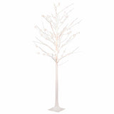 LED White Birch Tree Warm White 128 LEDs 220 cm 345145