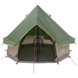 Tipi Tent with Roof Green 250 x 250 cm Polyester and Steel 42028719