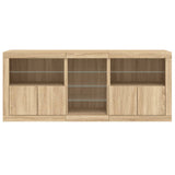 Sideboard with LED Lights Sonoma Oak 181.5x37x67 cm 3209039