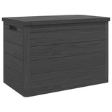 Outdoor Cushion Box Anthracite 77.5x44.5x53 cm Polypropylene 366602