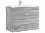 Bathroom Furniture Set Grey Sonoma 81 x 40 x 84.5 cm 3404379