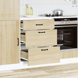 Kitchen Base Cabinet Kalmar Sonoma Oak Engineered Wood 854282