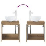Bathroom Furniture Set 2 pcs Artisan Oak Engineered Wood 3404043