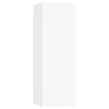 7 Piece TV Cabinet Set White Engineered Wood 3078718