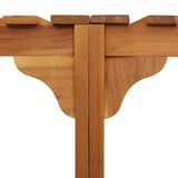 Hot Tub Surround Brown 275 x 55.5 cm Solid Acacia Wood 3334767