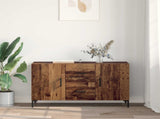 Sideboard with Drawer Old Wood 100 x 36 x 60 cm Engineered Wood 882478