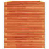 Garden Planter Wax Brown 110x60x72 cm Solid Wood Pine 3282651
