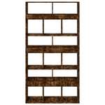 Bookcase Smoked Oak 100x33x187.5 cm Engineered Wood 3309379