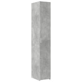 Highboard Concrete Grey 30x42.5x185 cm Engineered Wood 3281395