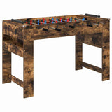 Foosball Table Smoked Oak 125 x 60.5 x 80 cm Engineered Wood 858888