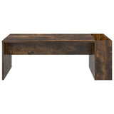 Coffee Table Smoked Oak 95 x 50 x 34 cm Engineered Wood 8000168