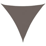 ZNTS Sunshade Sail HDPE Triangular 5x5x5 m Anthracite 42281