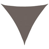 Sunshade Sail HDPE Triangular 5x5x5 m Anthracite 42281