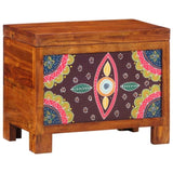 Storage Box Multicolour 50 x 30 x 40 cm Solid acacia wood 4016524