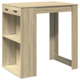 Bar Table Sonoma Oak 102x70x103.5 cm Engineered Wood 3309323