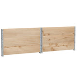 Pallet Collars 3 pcs 100x100 cm Solid Wood Pine 3295374