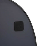 Wall Mirror Black 70x45 cm 348225