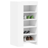 Shoe Cabinet White 52x37.5x100 cm Engineered Wood 848444