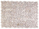 Mosaic Tiles Cream 30 x 30 cm Marble 42033527
