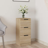Sideboard Sonoma Oak 30x30x70 cm Engineered Wood 811157