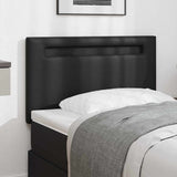 LED Headboard Black 100 cm Faux Leather 42007297