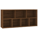 Book Cabinet Brown Oak 50x25x106 cm 815446