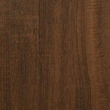 Bathroom Cabinet Brown Oak 80x33x60 cm Engineered Wood 831659