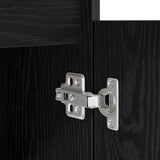 Desk Black oak Engineered wood 140 x 49 x 76 cm 3328508