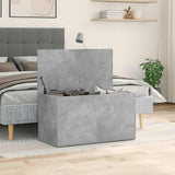 803060 Storage Chest Concrete Grey 84x42x46 cm Engineered Wood