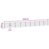 Fence Panel 9 pcs WPC and Aluminium Brown 3429464