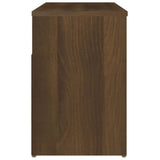 Shoe Bench Brown Oak 80x30x45 cm Engineered Wood 816055