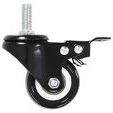12 pcs Swivel Casters with Brakes 50 mm 277932