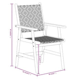 Garden Dining Set Acacia Brown Solid Acacia wood, Poly rattan 3087123