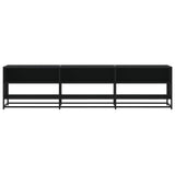 TV Cabinet Black 180x40x46 cm Engineered Wood 3300805
