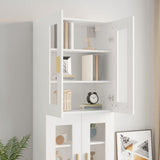Hanging Wall Cabinet White 69.5x34x90 cm 812276