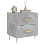 Bedside Cabinets 2 pcs Concrete Grey 40x35x47.5 cm Engineered Wood 827285
