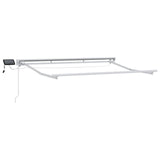 Manual Awning Frame with LEDs Burgundy and White 3 x 2 m 3420520