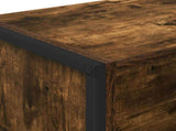 Book Cabinet Smoke Oak 80 x 30 x 86.5 cm Engineered Wood 886410